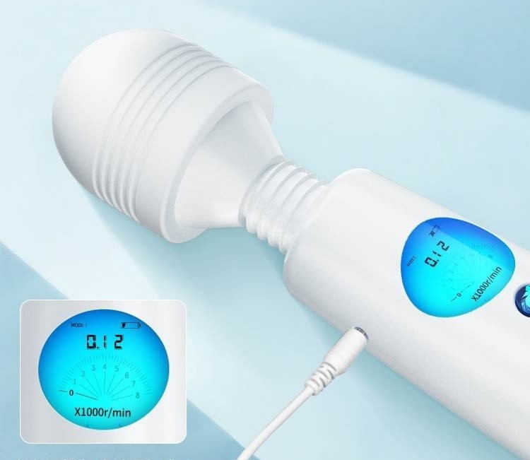 Màn hình LED chày rung massage âm đạo có gai liếm lưỡi