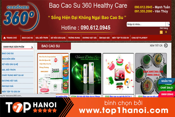 Cửa hàng bao cao su 360