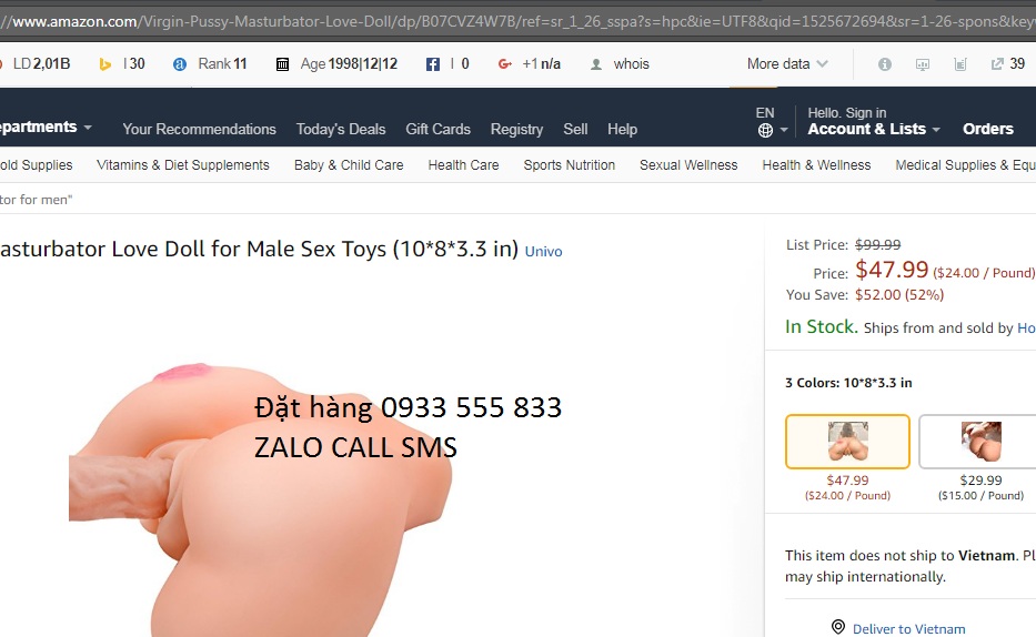 Âm đạo giả của Mỹ