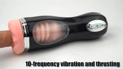 Âm đạo giả treo tường tự động giãn nở và co lại, rung động và phát ra âm thanh rên rỉ.